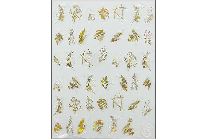 3 - Abstract Ferns Stickers